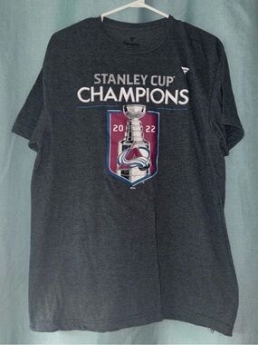 Fanatics Heather Gray Crew Neck T-Shirt
